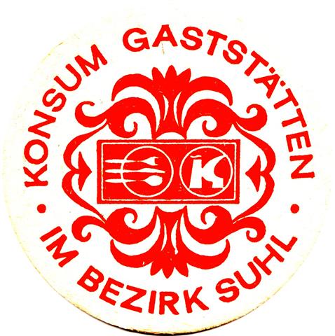 suhl shl-th konsum gaststtten 1a (rund215-im bezirk suhl-rot)